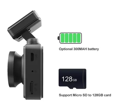 Cámara de vehículo Full HD 1080P, WiFi, GPS, Dvr.
