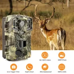 Minicámara de rastreo de caza para exteriores, dispositivo de vigilancia celular oculto, vídeo 4K, inalámbrico, Wifi