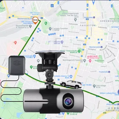 Cámara para vehiculo Full HD, sensor G, caja negra, videocámara.