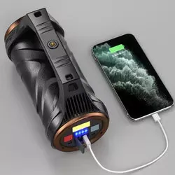 Foco portátil LED impermeable para exteriores