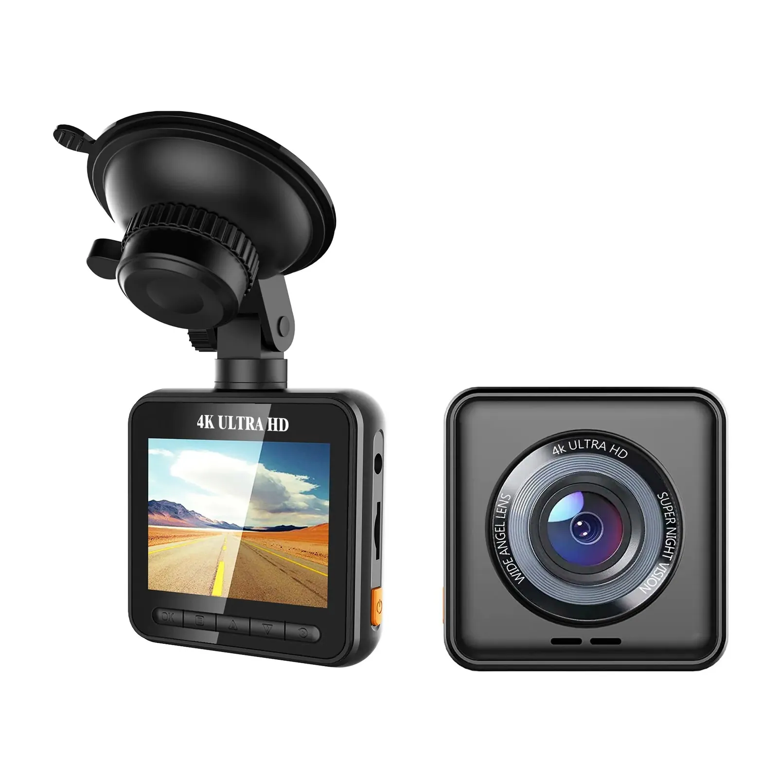 Cámara para vehículo 4K ultra HD, con GPS